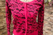 Pink cartoon faces Mojito cardigan size Small Brand New with tags Postage included