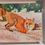 Red fox -oil paint - framed Image 8