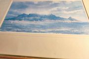 Valerie Petts Print - Table Mountain South Africa.