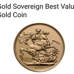 Gold Sovereign Coin