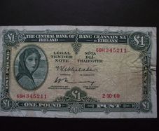 1969 Lavery One Pound Note
