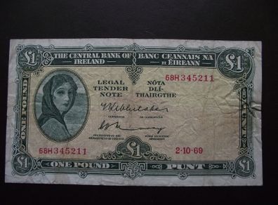 1969 Lavery One Pound Note
