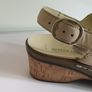 Waldlaufer Hetta Denver Beige Nubuck Leather WIDE FIT Wedge Orthotic Sandals UK2.5 New With Box CAN POST Image 7