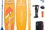 Inflatable Stand Up Paddle Board 10'6''/10' x 30" x 6" with Premium SUP Paddle Board Accessories &amp; Backpack, Ultra-Light, Wide Stable Design, Non-Slip Deck for Youth &amp; Adults (FREE SHIPPING)