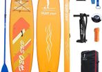 Inflatable Stand Up Paddle Board 10.6 Inch x 10 x 30 Inch x 6 Inch with Premium SUP Paddle Board Accessories And Backpack, Ultra Light, Wide Stable Design (FREE SHIPPING)