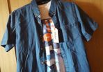 Boys two piece t-shirt with denim shirt size 11-12