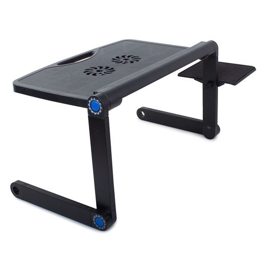 New Universal Fan Laptop Portable Office Desk Table Adjustable Folding #1236
