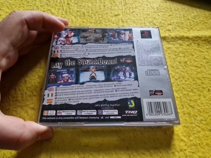 Smack Down PlayStation1 Ps1 PlayStation2 Ps2 Games Original