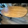 Solid Oak dining Table Image 3