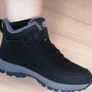 Temu High-Top Winter Sneakers with Faux Fur Trim Size 36/UK 3, Black (Brand New) Image 6
