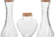 Brand New Wedding Unity Sand Set 3-Piece Glass