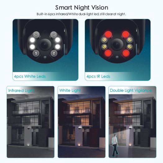 Besder 5mp Wifi Outdoor Camera Ptz Ip Speed Dome Cctv Security Calving System