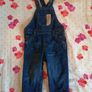 Denim Dungaree,s And Jumper set Image 4