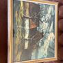 Vintage MCM Print The Thatched Cottage Maurice de Vlaminck circa 1925 Image 8