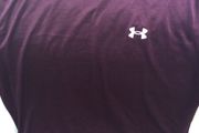 Under armour mens purple top medium m