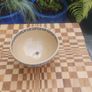 Beautiful Nicholas Mosse Medium Bowl in the Popular but Discontinued Kilfane Rose Pattern, Circa 1996-2004 Image 4