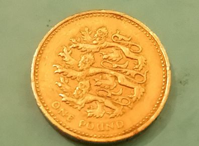 2002 UK one pound coin
