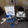 Meta Quest 3 with charging dock, rechargeable batteries, extra lenses, the back strap Image 2
