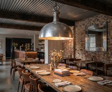 Very large aluminium bell light.