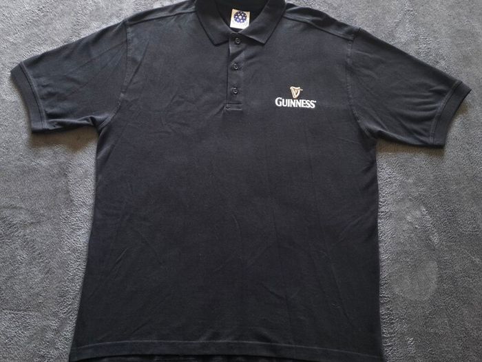 Vintage Guinness Polo Shirt Mens Large