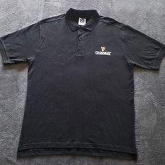 Vintage Guinness Polo Shirt Mens Large