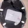 Black toilet seat Image 2