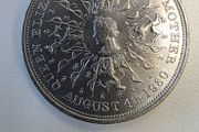 1980 Queen Mother commemorative crown coin