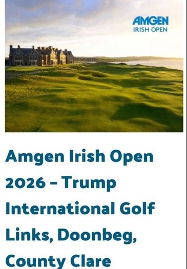2x Sunday Amgen Irish Open General Admission Tickets (Sold Out)