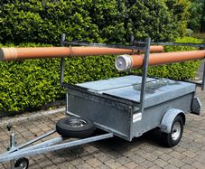 Trailer for Sailboats/Kayaks, with Storage