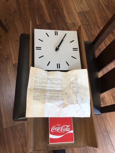 Coca Cola Pendulum Clock Year 1974 New