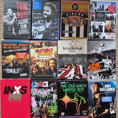 12 x music dvd's
