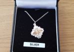 M.Rafter silver pendant and chain