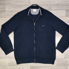 Gant Full Zip Cotton Cardigan Mens XXL