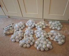 Mixed golf balls