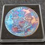 USA 1991 Silver Eagle Toned 1 Dollar Coin Image 7