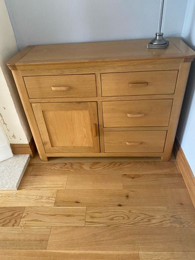 Oak Sideboard and Tv Table