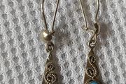 Vintage 950 sterling silver earrings