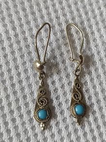 Vintage 950 sterling silver earrings