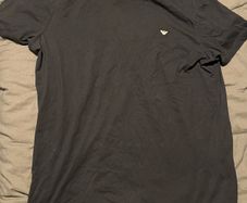 Armani mens t-shirt black silver size xxl