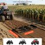 4FT Heavy-Duty Drag Harrow, Tow-Behind Driveway Grader with Adjustable Width, 50lb Capacity, Galvanised Steel Lawn & Gravel Leveller for ATV, UTV & Tractor Image 2