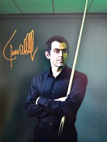 8x10 Ronnie o'sullivan signed photo