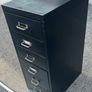 Vintage metal cabinet with drawers Image 5