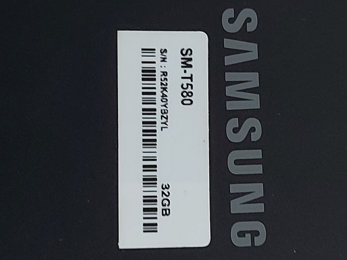 Samsung Galaxy Tab A, Model SM-T580, 32GB, not powering on, excellent cosmetic condition