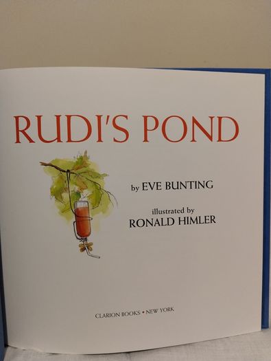 Rudi,s Pond Hardback Book