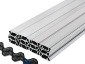 Greenhouse 30PCS  Wiggle Wire & Aluminium Alloy Spring Lock U-Channel 6.56ft 30PCS