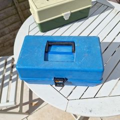 fishing box and bits and bobs