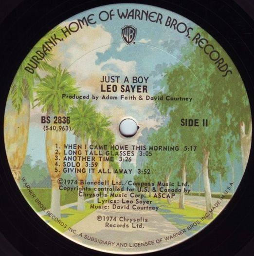 Leo Sayer - Just A Boy
