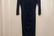 Evening  Blue Glitter Dress BNWOT