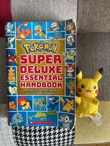 Pokemon Book and Pikachu Plush small