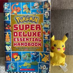 Pokemon Book and Pikachu Plush small